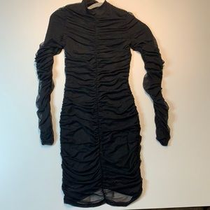 Black Mesh Dress Fashion Nova